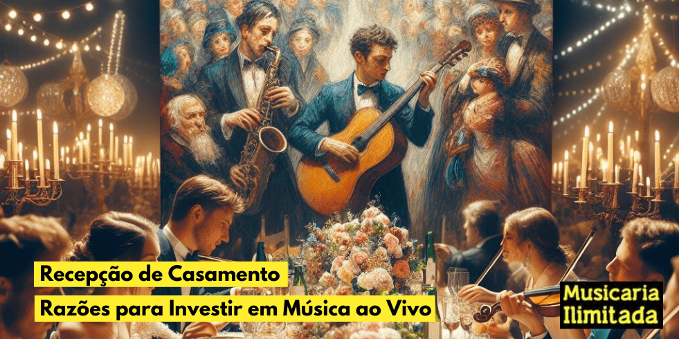 Recepção de Casamento - Razões para Investir em Música ao Vivo
